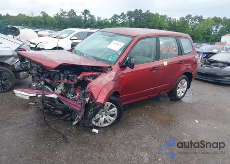 2010 Subaru Forester 2.5X from USA, damaged, VIN JF2SH6AC0AH754937
